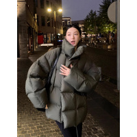 年新款冬季立领棉服女时尚宽松小个子短款设计感加厚保暖外套