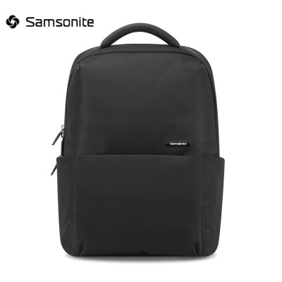 新秀丽(samsonite) 双肩包 休闲男女通勤旅行电脑包学生背包 黑色 TR1*09114
