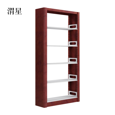 渭星学校图书馆书架阅览室书籍室铁皮家用落地定制资料档案架钢制书架