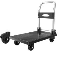 新运 家用推车 72*48家用加强型-黑色配4寸静音轮 免安装 个