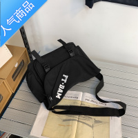 封后日系ins潮牌百搭大容量斜挎包男女工装包韩国休闲尼龙港风机能包