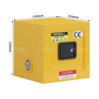 翌嘉YJ4041621 工业防爆柜化学品安全柜实验室危化品储存柜 黄色2加仑