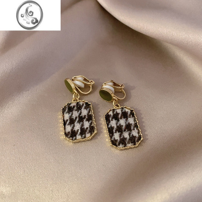 JiMi高级感小众耳夹无耳洞耳饰女韩国2023年新款潮简约气质网红耳环