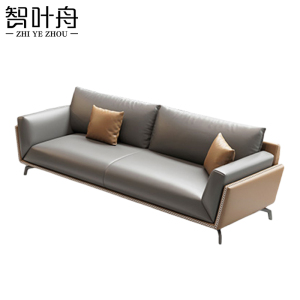 智叶舟沙发三人位200*90*80cm张