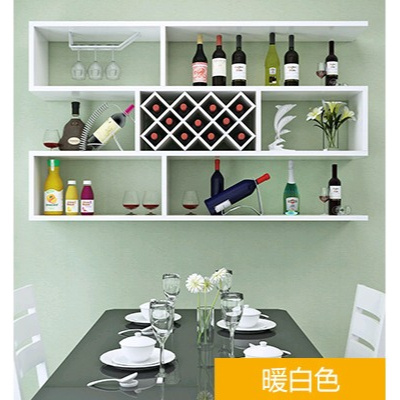 简约餐厅墙面装饰隔板客厅厨房墙上置物架墙壁酒架收纳架红酒架子