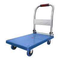 威印 WY-02 90*60 5寸PU轮 加把套 载重600斤 手推车(计价单位:辆) 蓝色