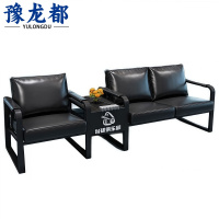豫龙都台球沙发三人位张