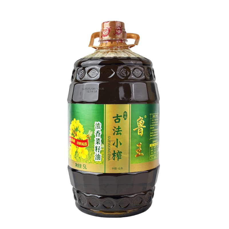 鲁王 古法小榨浓香菜籽油 5L健康美味新鲜直供