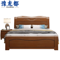 豫龙都单人床+床头柜1.2m套