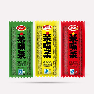 卫龙亲嘴条烧辣条500g散装称重小面筋零食小吃休闲食品