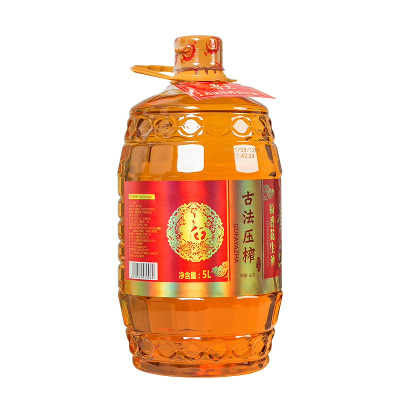 鲁王 古法压榨特香花生油 5L