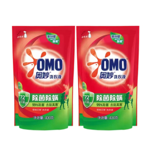 奥妙除菌除螨去渍长效抑菌洗衣液400g补充装酵素洁净家用