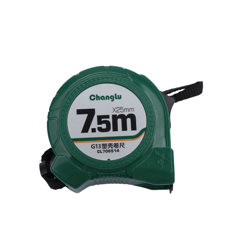 长鹿工具 G13塑壳卷尺7.5m*25mm 1把