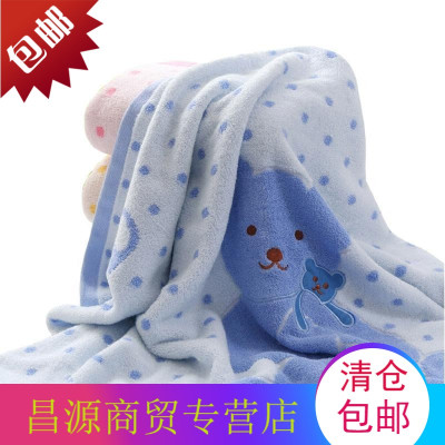 秋冬加大加厚无捻纱大浴巾宝宝纯棉儿童浴巾毛巾料浴巾童被柔软