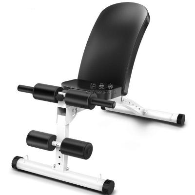 家用多功能仰卧板哑铃凳男女卧推锻炼腹肌板豪华版白色燃脂/收腹/减肚/扩胸/健身房高品质