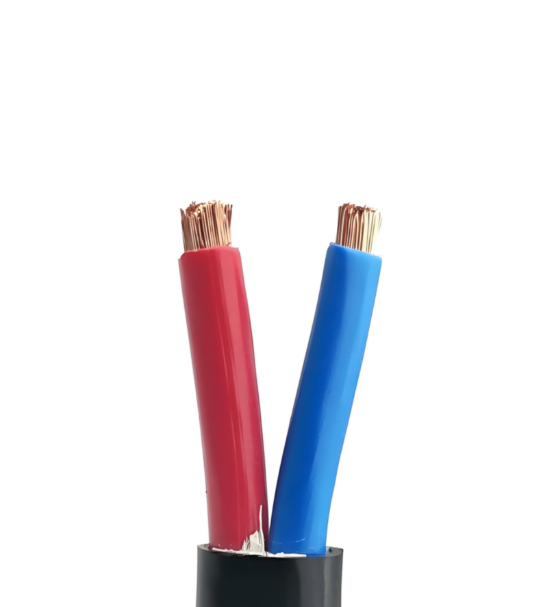 佰裕 铜芯阻燃聚氯乙烯护套软电缆 ZR-RVV 2*4 米