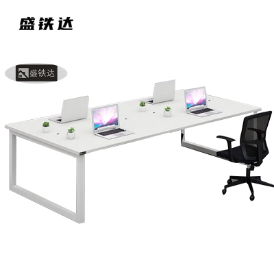 盛铁达 办公桌带线槽 2000*1200*750mm STD-XTBG05 张