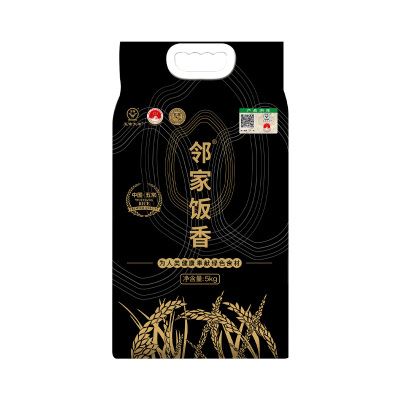 邻家饭香 核心产区 五常大米 5kg/袋 真空 双层包装 LJFX149