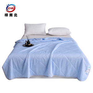 梓南北 抑菌凉感丝夏被空调被 200*230cm 条