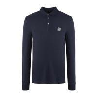 奢侈品服饰男藏蓝logo贴片POLO衫 PASSERBY50387465404- 2024新款