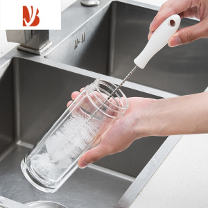 三维工匠长柄杯刷家用洗杯子器保温水杯口茶渍无死角清洁刷奶瓶清洗刷子 均色