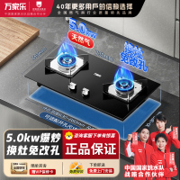 万家乐[双高火C2R1]燃气灶立式全进风灶具 5.0kw大火力台嵌两用换新 天然气