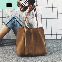 2020新款女包时尚潮磨砂大包手提单肩托特包大容量通勤包购物袋NEW LAKE女士单肩包