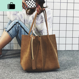 2020新款女包时尚潮磨砂大包手提单肩托特包大容量通勤包购物袋NEW LAKE女士单肩包