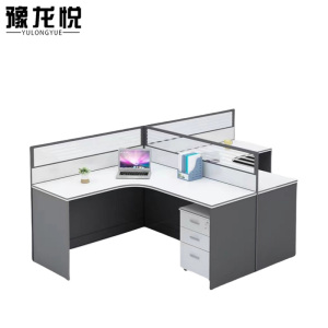 豫龙悦屏风办公桌