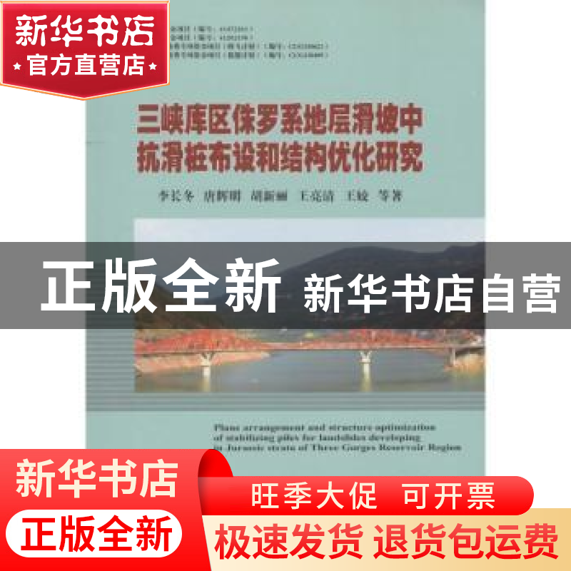 正版 三峡库区侏罗系地层滑坡中抗滑桩布设和结构优化研究 李长冬