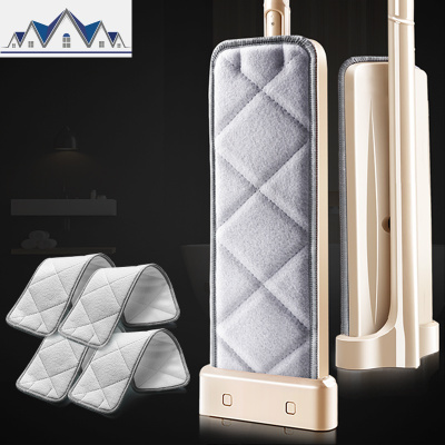 平板拖把免手洗一拖净家用懒人木地板拖地拖布干湿两用刮刮乐拖把 三维工匠