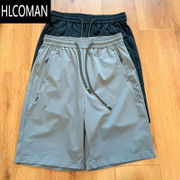 HLCOMAN速干弹力 无束缚!夏季男士休闲百搭运动短裤松紧腰五分裤