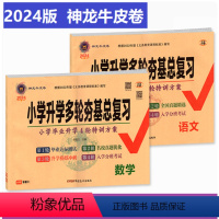 语文+数学[通用版]2本 小学升初中 [正版]2024版小学毕业升学多轮夯基总复习语文数学通用版 六年级下册小升初4轮特
