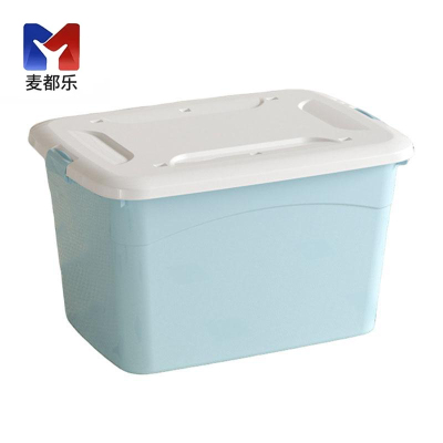 麦都乐 塑料收纳箱带六轮700*510*405mm 个