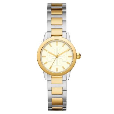 汤丽柏琦ToryBurch新款Gigi不锈钢经典徽标表盘小清新淑女风石英表女表TBW2024Two-tone