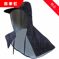 喜事虹 牛仔布披肩帽 大码 顶