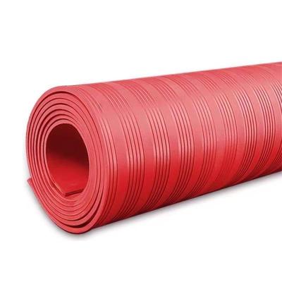 鑫迈凯斯 高压绝缘橡胶板 红色防滑地垫 质量保障 卷