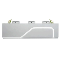 创意烤漆前台简约办公前台桌接待台服务台收银台吧台