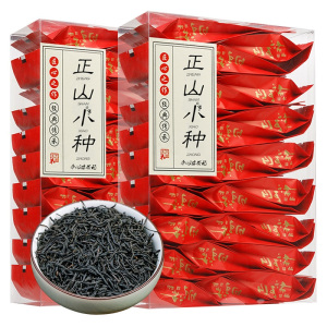 痴福 新茶正山小种武夷红茶花果香型茶叶袋装小包装简易盒装