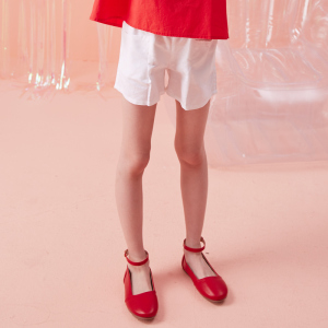 [2件2折价:24]moomoo童装女童裤子夏装新款迪士尼学生中童宽松甜美梭织短裤