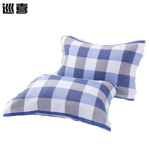 巡喜 全棉四层纱布枕巾 50X80cm (只)