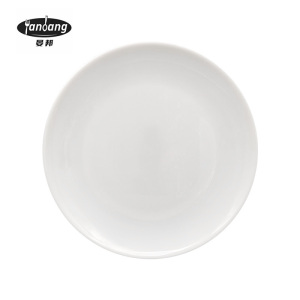 晏邦 密胺餐具 月光盘 9寸 直径224*20mm 1个