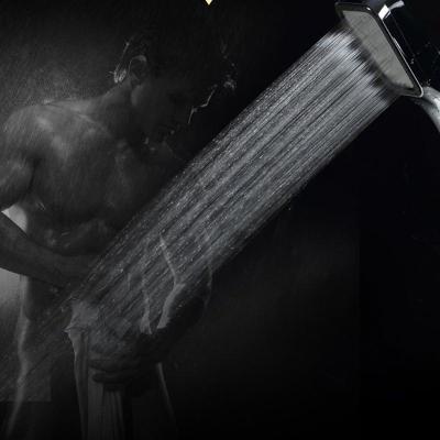 骁熊不锈钢面板淋浴头增压花洒喷头负离子手持淋雨宿舍沐浴洒洗澡单莲蓬可拆洗家居家用浴室用品生活日用花洒