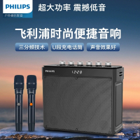 飞利浦SD139音响蓝牙户外小音箱大音量手提便携式家用k歌重低音便携式音响