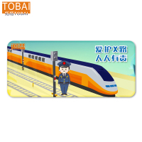 拓栢 爱路护路路外宣传鼠标垫文具套装可定制 600*300mm*4mm 张