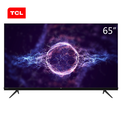 TCL 官方旗舰 65V580 (65英寸)吋 免遥控声控AI MEMC 全面屏 网络智能4K超高清全面屏电视机