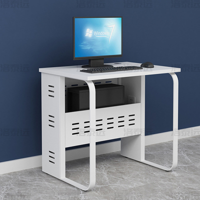 洛泰远 钢架电脑桌培训桌机房电脑桌学习桌课桌 单人位B款