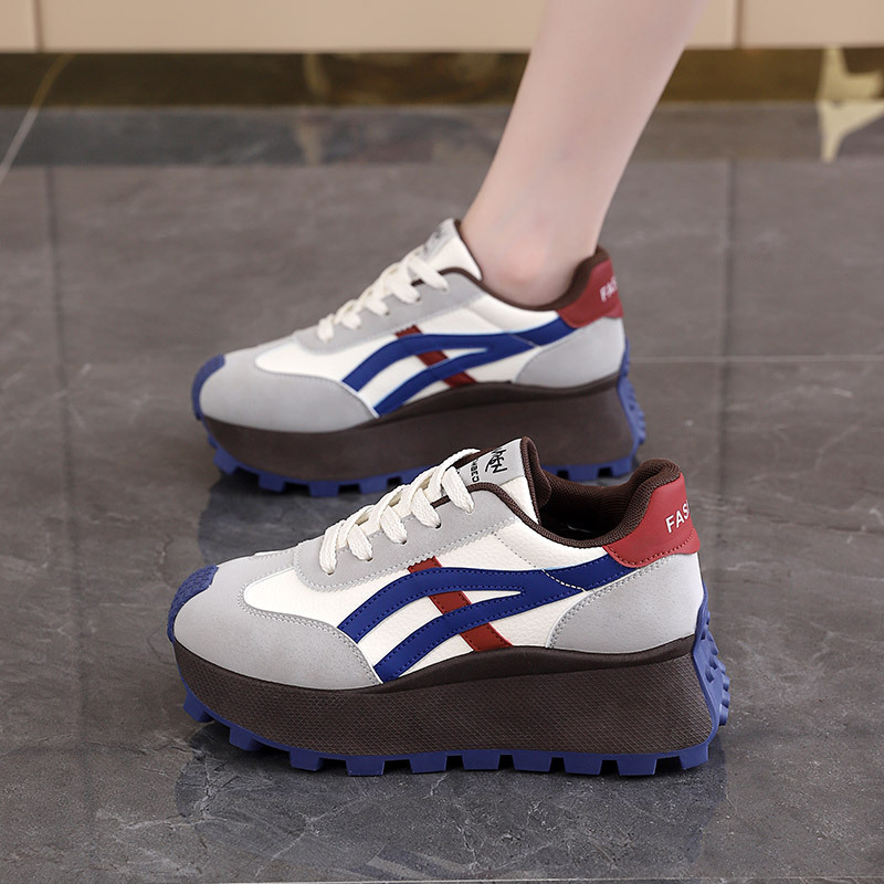 ins韩版新款老爹鞋女秋季学生跑步运动厚底增高休闲鞋女