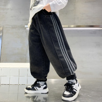 儿童装男童牛仔裤子春秋款新款长裤男孩休闲中大童秋季秋装潮