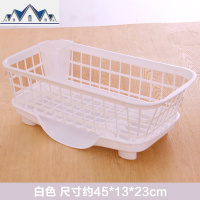厨房放碗架沥水架置物架塑料收纳架餐具架子碗筷收纳盒碗柜 三维工匠